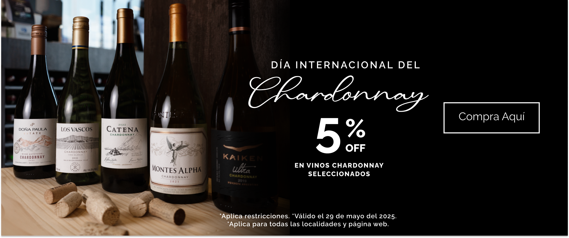 5% OFF CHARDONNAY